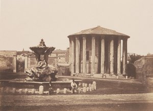 Vestas tempel, 1850-talet. av Pietro Dovizielli