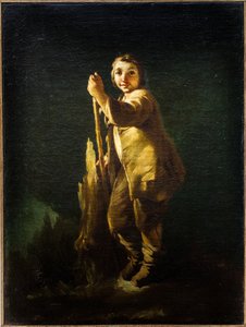 Stående fåraherde, ca 1740 (Olja på duk) av Pietro Longhi