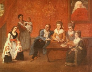 Familjen Michiel, ca 1780 (olja på duk) av Pietro Longhi