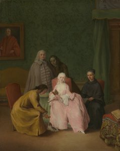 Besöket, 1746. av Pietro Longhi