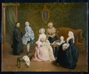 Familjekonserten av Pietro Longhi