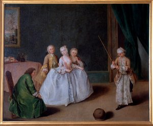 Pottens spel (Målning, ca 1760) av Pietro Longhi