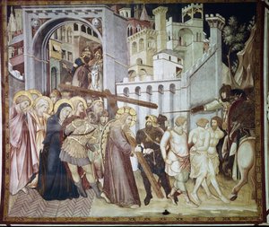 Passion of Christ - Fresco av Pietro Lorenzetti (1280-1348)
