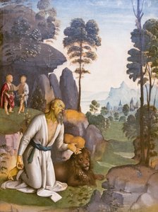 Sankt Hieronymus i ånger av Pietro Perugino
