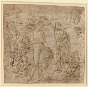 Kristi dop av Pietro Perugino