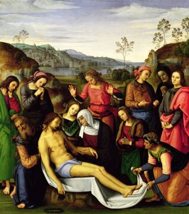 Kristi klagan, 1495 av Pietro Perugino