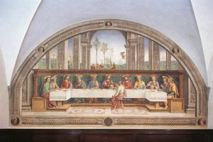 Sista måltiden av Pietro Perugino