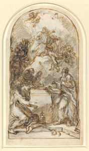 Markus apoteos [recto and verso] av Pietro Roselli