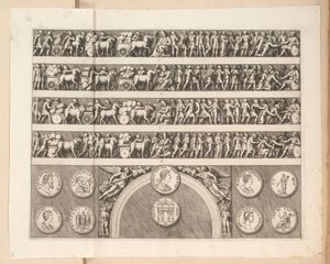 Reliefer på Septimius Severus båge i Rom