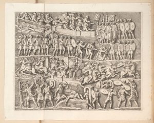Reliefer på Septimius Severus båge i Rom