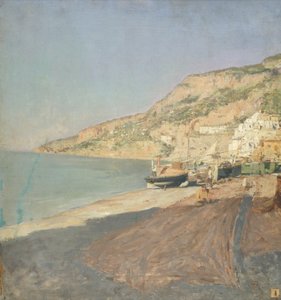 Amalfi Beach (olja på duk)