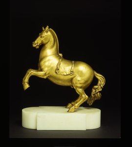 Uppfödningshäst (förgylld brons) av Pietro Tacca