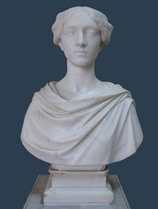 Porträttbyst av grevinnan Tatyana Stroganova, 1853 av Pietro Tenerani