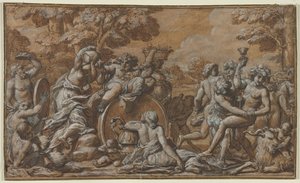 Bacchanal, 1600-tal. av Pietro da Cortona
