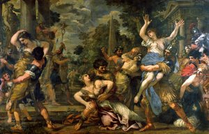 Sabinernas våldtäkt av Pietro da Cortona