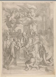 Presentationen av Kristus i templet av Pietro del Po (attributed to)