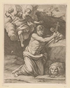 Saint Hieronymus i öknen av Pietro del Po