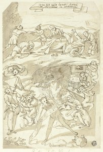 Sankt Antonius frestelse av Pietro della Vecchia
