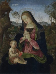 Jungfru och barn, ca. 1490-1500. av Pintoricchio