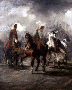 Riders (olja på duk)
