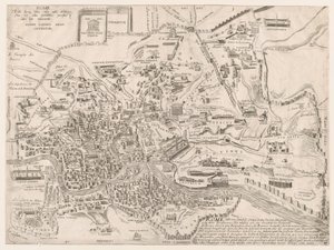 Mirror of Roman Magnificence: Plan av det antika Rom, 1500-talet., 1500-talet.