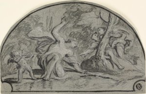 Narciss av Polidoro da Caravaggio