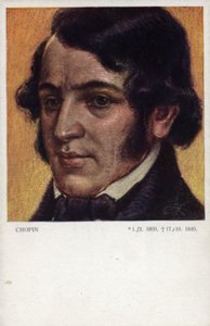 Frederic Chopin, polsk kompositör och pianist (1810-1849) av Polish School