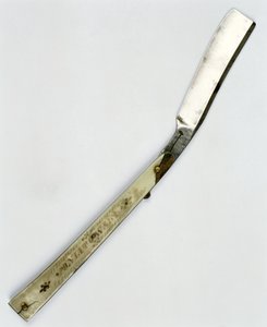 Prins Joseph Poniatowskis (1763-1813) rakhyvel (stål och ben) av Polish School