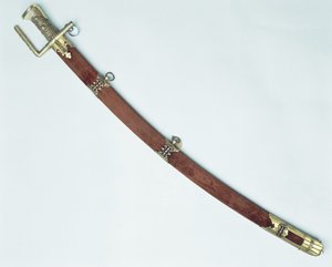 Stephan Batorys (1533-86) sabel (trä & förgylld silver)