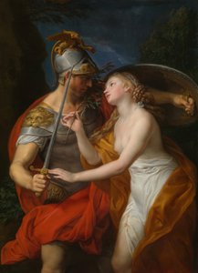 Allegori om fred och krig, 1776.