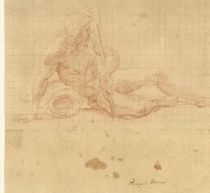 Liggande flodgud av Pompeo Batoni