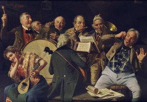En orkesterrepetition, ca. 1920