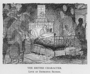 Den brittiska karaktären, Love of Detective Fiction (litho)