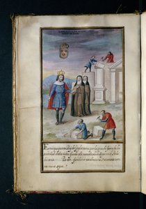 Att bygga klostret i Syon, från en historia om Syon-nunnornas peregrinering, sammanställd i Lissabon i början av 1600-talet av Portuguese School