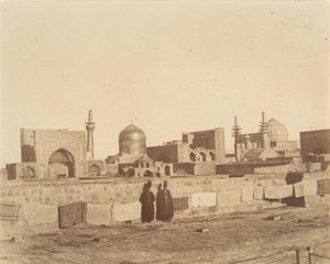 [En allmän bild av MESHED från taket på en hamam.], 1840-60-tal.