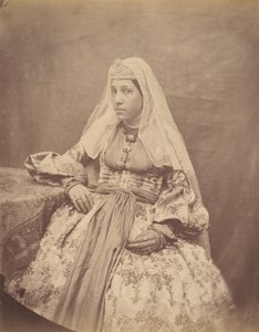 [Armenisk kvinna i Teheran], 1840-60-talen.