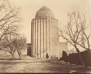 [Bastam, Tomb Tower byggt 1313, Khorasan], 1840-60-tal.