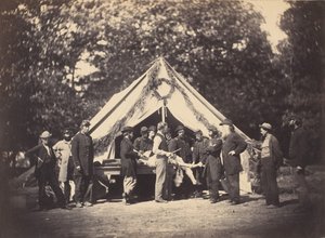 Operativtält, Camp Letterman, Gettysburg, Pennsylvania, 1863. av Possibly by Weaver Brothers.