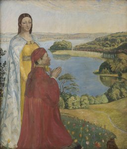 Dante och Beatrice i paradiset