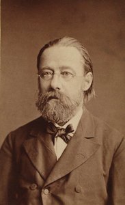 Porträtt av kompositören Bedrich Smetana, 1878. av Prague . Photo studio J. Mulac