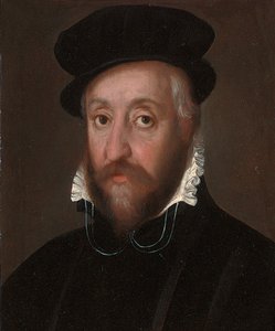 Porträtt av en gentleman traditionellt identifierad som Herzog von Alba, Prag, ca 1600