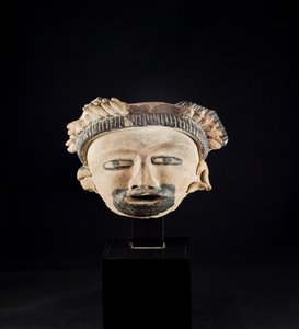 Huvudstatyett / Mexiko, Totanaque-kulturen (terrakotta)