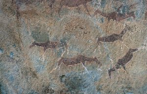Djurfigurer (grottmålning) av Prehistoric Prehistoric