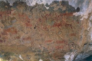 Vilda djur (grottmålning) av Prehistoric Prehistoric