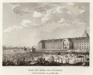 Till vapen vid Les Invalides i Paris