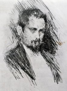 Porträtt av Luigi Illica (Castell