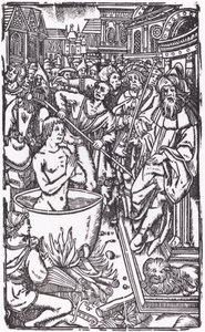 Ett helgons martyrskap av Probably French 16th Century