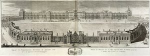 Utsikt över Katarinapalatset i Tsarskoye Selo, 1761 av Prokofy Artemyevich Artemyev