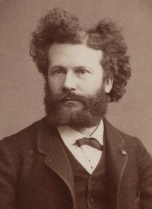 Porträtt av Camille Flammarion 1842-1925, 1884. av Prudent René Patrice Dagron