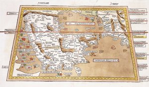 Sjätte Asie Tabula, 1541 av Ptolemy